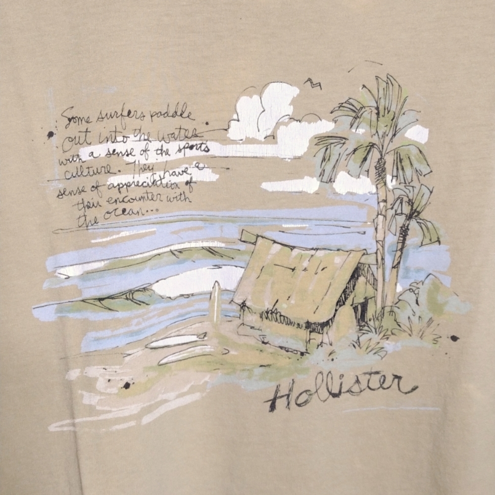 Hollister beach hut tee L